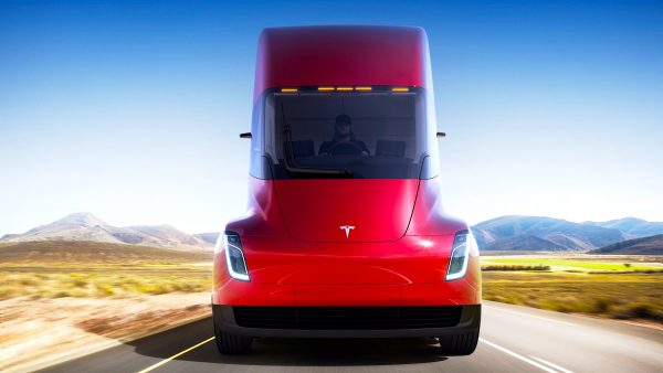 Caminhões Autônomos da Tesla, a partir de 2019.